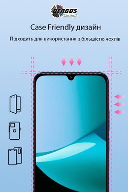 Захисне скло Dengos для Xiaomi Redmi 15C Black Full Glue 2 шт. (DG-TG2P-88) [619721]