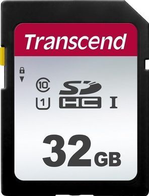 Карта пам'яті Transcend SD 32GB C10 UHS-I R100/W20MB/s (TS32GSDC300S) [110175]