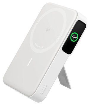 Портативний зарядний пристрій Anker MagGo 10000 mAh Qi2 15W + USB-C PD 27W White (A1654G21) [203179]