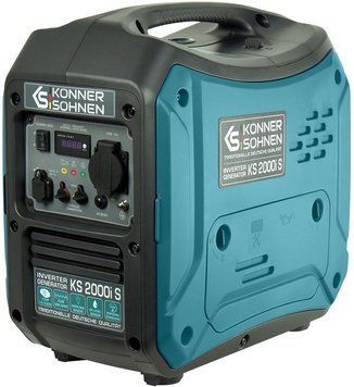 Генератор бензиновий інверторний Konner&Sohnen KS 2000i S, 230В, 2.0кВт, ручний стартер, 19кг (KS2000IS) [105984]