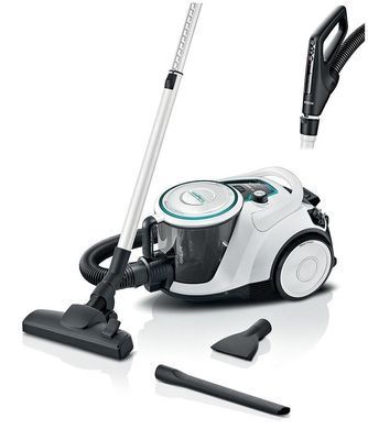 Пилосос Bosch контейнерний, 550Вт, конт пил -2.4л, ULPA 15, білий (BGS41HYG1) [15633]