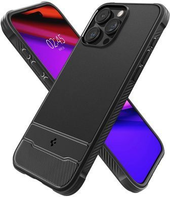 Чохол-накладка Spigen Rugged Armor MagFit для Apple iPhone 15 Pro Matte Black (ACS06703) [602176]