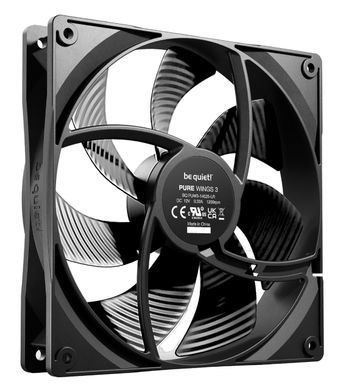 Вентилятор be quiet! Pure Wings 3 140mm PWM Black (BL108) [620214]