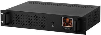 Джерело безперебійного живлення 2E RE850, 850VA/480W, RM 2U, LCD, USB, 2xSchuko (2E-RE850) [102985]
