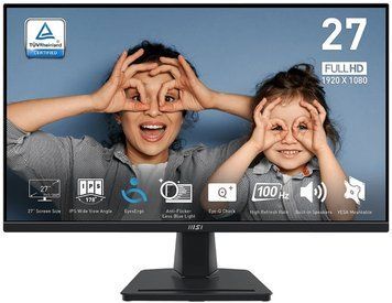 Монітор MSI 27" PRO MP275 D-Sub, HDMI, MM, IPS, 100Hz, 4ms, sRGB 93% (9S6-3PC3CM-048) [112354]