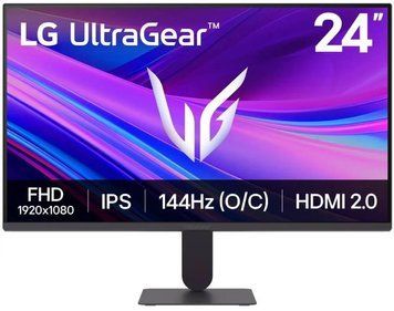Монітор LG 23.8" HDMI, DP, Audio, IPS 120Hz, 1ms, sRGB 99%, G-SYNC, FreeSync, HDR10 (24G411A-B) [113809]