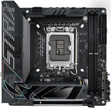 Материнcька плата ASUS ROG STRIX Z790-I GAMING WIFI s1700 Z790 2xDDR5 M.2 HDMI Thunderbolt Wi-Fi BT mITX (90MB1CM0-M0EAY0) [109095]