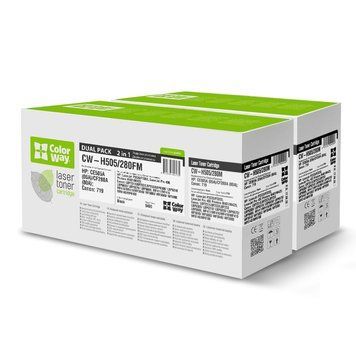 Картридж ColorWay (ColorWay-H505/280FM) HP LJ M425DN/425DW (CF280A/CE505A/Canon 719) Universal Dual Pack (CW-H505/280FM) [618184]