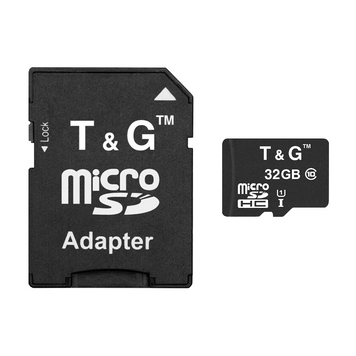 Карта пам`ятi MicroSDHC 32GB UHS-I Class 10 T&G + SD-adapter (TG-32GBSD10U1-01) [606965]