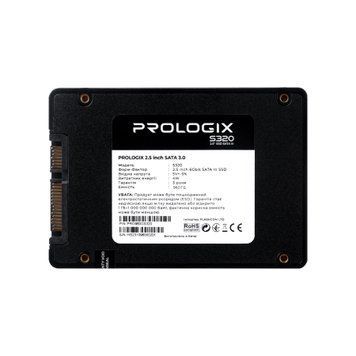 Накопичувач SSD 960GB Prologix S320 2.5" SATAIII 3D TLC (PRO960GS320) [607933]