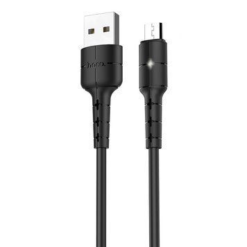 Кабель HOCO X30 Star Charging data cable for Micro Black (6957531091141) [802390]