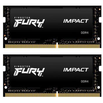 Модуль пам`ятi SO-DIMM DDR4 2x16GB/3200 Kingston Fury Impact (KF432S20IBK2/32) [606177]