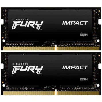 Модуль пам`ятi SO-DIMM DDR4 2x32GB/3200 Kingston Fury Impact (KF432S20IBK2/64) [607522]