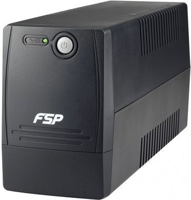 ДБЖ FSP FP650, 650VA/360W, Lin-Int, AVR, IEC*4. 230V/50Hz, Black (PPF3601406) [400893]