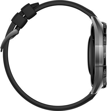 Смарт-годинник Huawei Watch GT 6 46mm Black with Black Fluoroelastomer Strap (55020FTX) [616690]
