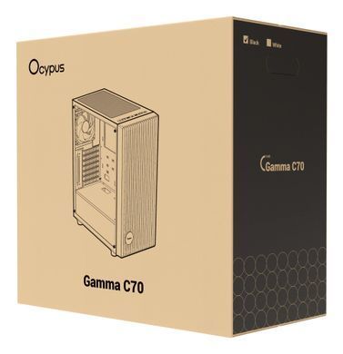 Корпус для комп'ютера ATX W/O PSU GAMMA C70 BK ARGB OCYPUS (GAMMA-C70-BKG400XX-GL) [502880]