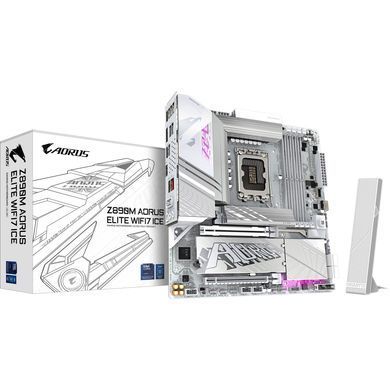 Материнська плата GIGABYTE (Z890M AORUS ELITE WIFI7 ICE) [303000]