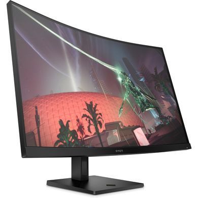 Монітор TFT 31.5" HP OMEN 32c, QHD, VA, вигнутий, Display HDR 400, 165Hz, 1ms, 2xHDMI, DP, HAS, чорний (780K6E9) [400483]