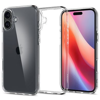 Чохол-накладка Spigen Ultra Hybrid для Apple iPhone 16 Crystal Clear (ACS08197) [616965]