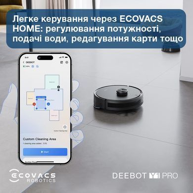 Робот-пилосос DEEBOT Y1 PRO ECOVACS (DLX34 BLACK) [500582]