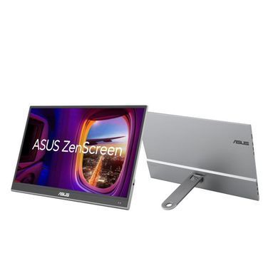 Монітор портативний Asus 15.6" ZenScreen MQ16AHE mHDMI, USB-C, OLED, 1ms, DCI-P3 100%, HDR10, Cover (90LM07SV-B02170) [100974]