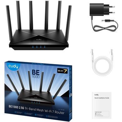 Маршрутизатор Cudy WR6500,BE6500 2.5G Wi-Fi 7 Router (WR6500H) [403224]