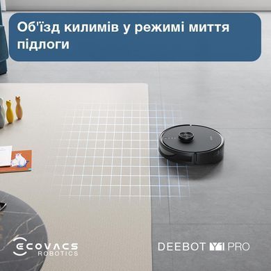 Робот-пилосос DEEBOT Y1 PRO ECOVACS (DLX34 BLACK) [500582]
