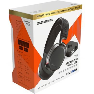 Ігрова гарнітура SteelSeries Arctis Pro Wireless Black PC/PS/SW/MAC/MOB (61473) [401909]