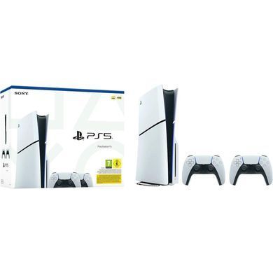 Ігрова консоль PlayStation 5 Slim Blu-ray (2 геймпади Dualsense) (1000050030) [114062]