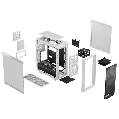 Корпус для ПК FRACTAL DESIGN Meshify 2 Compact Lite White T (FD-C-MEL2C-04) [303856]