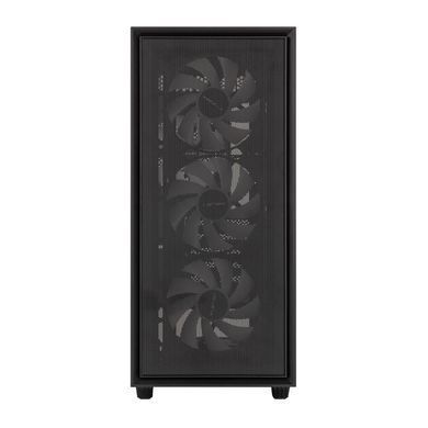 Корпус Prologix Tempered Glass Black без БЖ (E107) [608684]