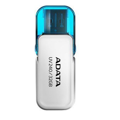Флеш-накопичувач ADATA USB 2.0 AUV 240 32Gb White (AUV240-32G-RWH) [805264]