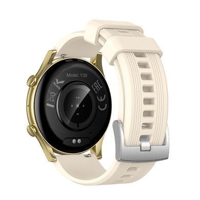 Смарт-годинник HOCO Y38 AMOLED 36mm. 300 mAh. Smart watch(call version) Gold (6942007672061) [806415]