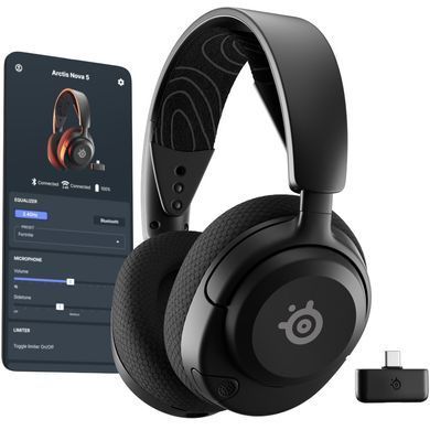 Ігрова гарнітура SteelSeries Arctis Nova 5 Wireless Black MultiPlatform (61670) [401925]