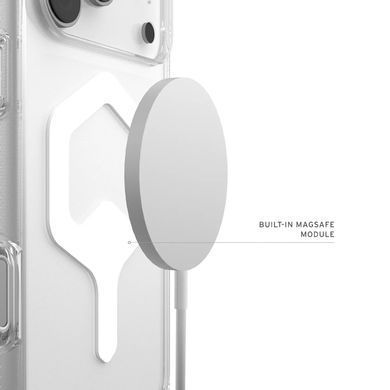 Чохол UAG для iPhone 17 Pro Max, Plyo MagSafe, Ice/White (114530114341) [111621]