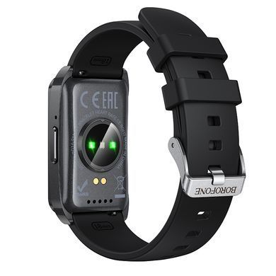 Фітнес-браслет BOROFONE BD16 37mm. 200 mAh. IP67 Smart bracelet Black (6941991126574) [806601]