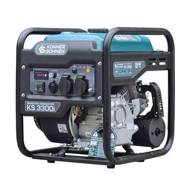 Генератор бензиновий інверторний Konner&Sohnen KS 3300i, 230В, 3.3кВт, ручний стартер, 25.5кг (KS3300I) [105930]