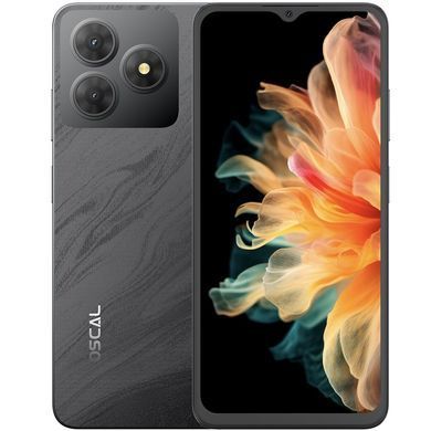 Смартфон Oscal (Flat 2 4/128GB Phantom Black) [616170]
