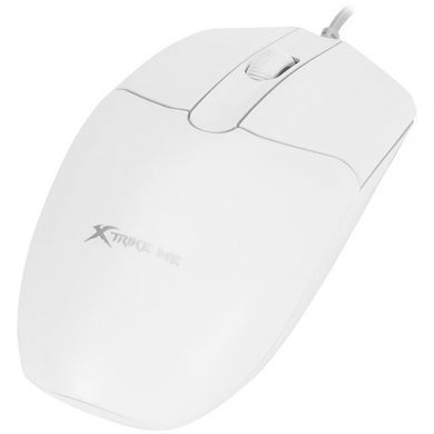 Мишка XTRIKE ME GM-124, USB, 1000dpi., 3кн., біла (GM-124WH) [401276]