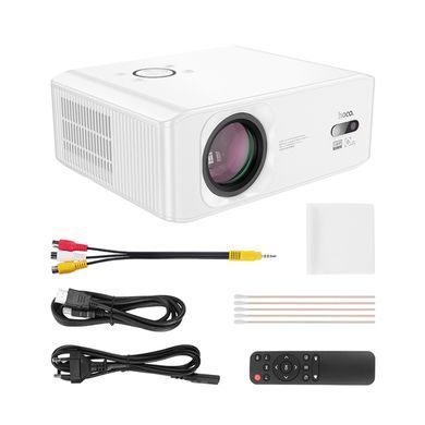 Проектор HOCO DT3 Smart electric focus projector(1080P Android version)(EU) White (6942007629669) [800161]