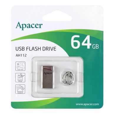 Флеш-накопичувач Apacer USB 2.0 AH112 64GB Red (AP64GAH112R-1) [803024]