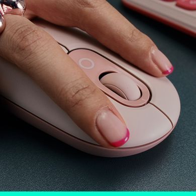 Миша бездротова Logitech Pop Mouse with Emoji Rose (910-007413) [608513]