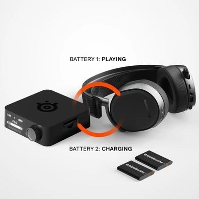 Ігрова гарнітура SteelSeries Arctis Pro Wireless Black PC/PS/SW/MAC/MOB (61473) [401909]