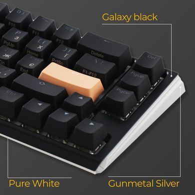 Клавіатура Ducky One 3 SF Cherry MX Red RGB UA USB Black (DKON2167ST-RUAPXCLAWSC1) [614127]
