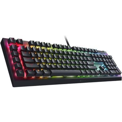 Клавіатура механічна Razer BlackWidow V4 X 110key, Green Switch, USB-A, EN/RU, RGB, чорний (RZ03-04700800-R3R1) [111553]