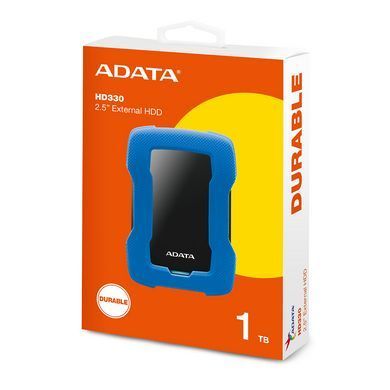 Зовнішній жорсткий диск PHD External 2.5'' ADATA USB 3.1 DashDrive Durable HD330 1TB Blue (AHD330-1TU31-CBL) [803149]
