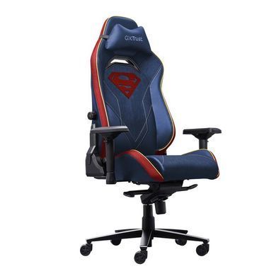 Крісло Trust GXT721SM Ruya Pro Superman edition, ПУ шкіра, Foldable Armrests, синій (25742_TRUST) [113677]