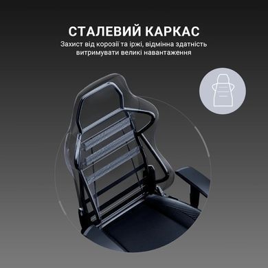 Крісло для геймерів Anda Seat Luna Pro Size L Gray Fabric (AD18T-44-G-F) [617858]