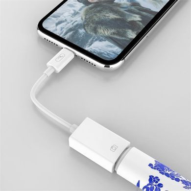 Перехідник SkyDolphin OT02 OTG USB Type-C - USB (M/F), White (SDADPT-00018) [604193]
