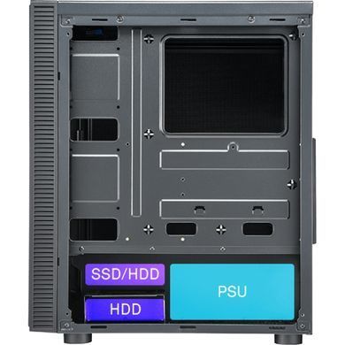 Корпус FSP без БЖ ATX Black (CMT223S) [402958]